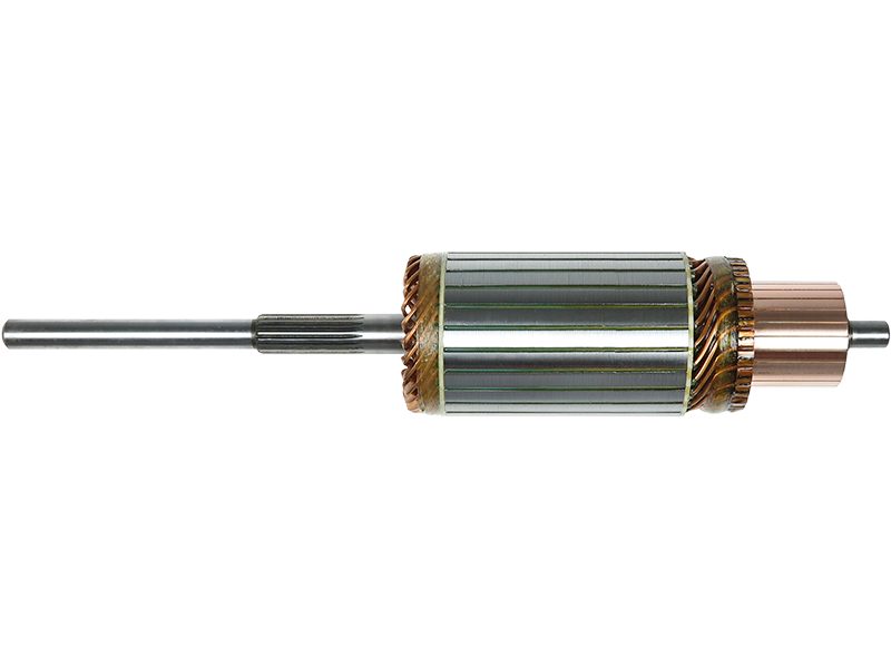 Starter motor armature