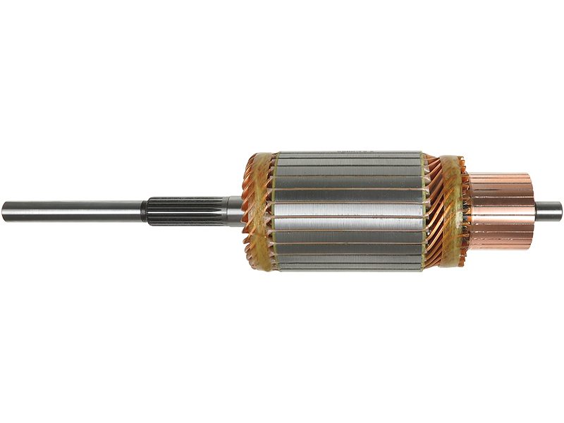 Starter motor armature