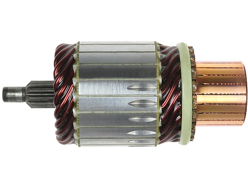 Starter motor armature