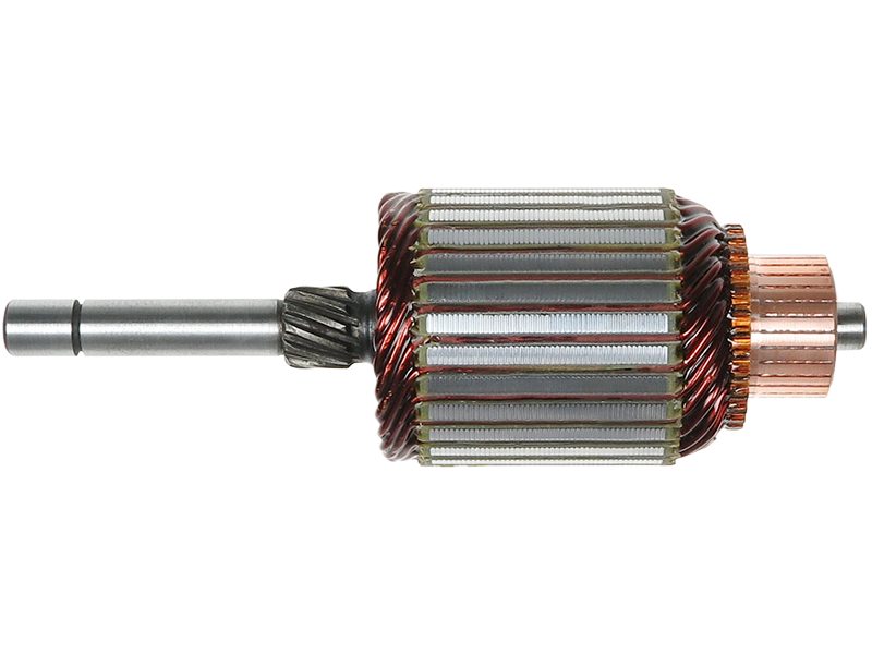 Starter motor armature