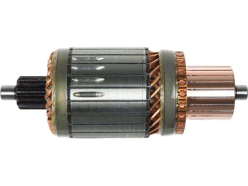 Starter motor armature