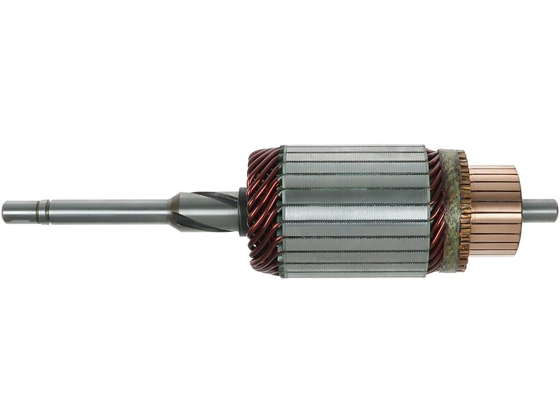Starter motor armature