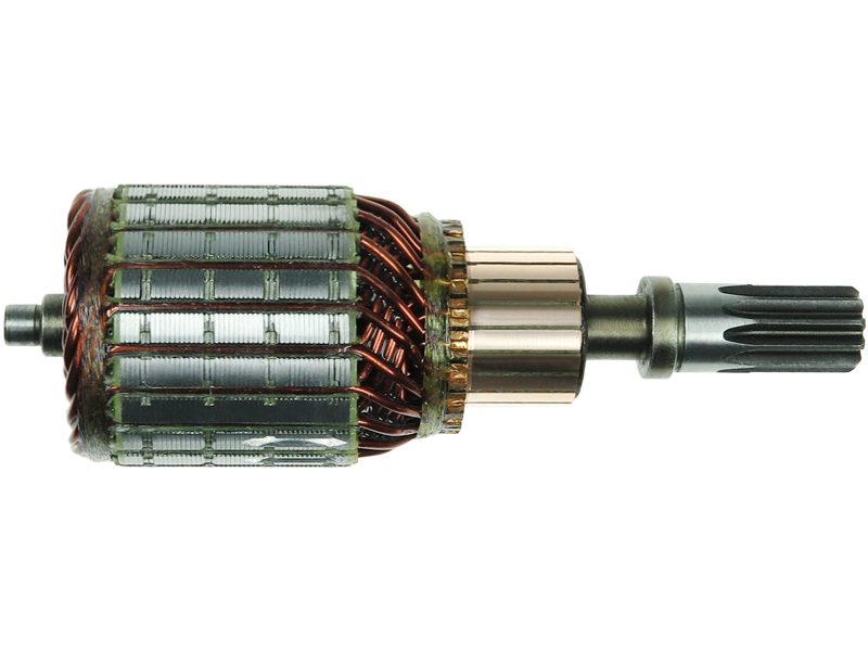 Starter motor armature