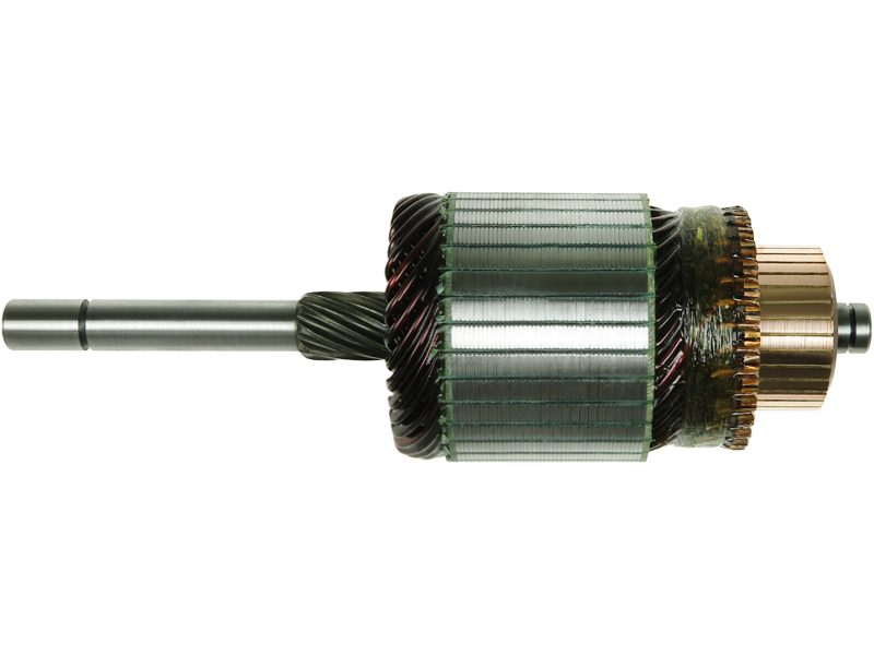 Starter motor armature