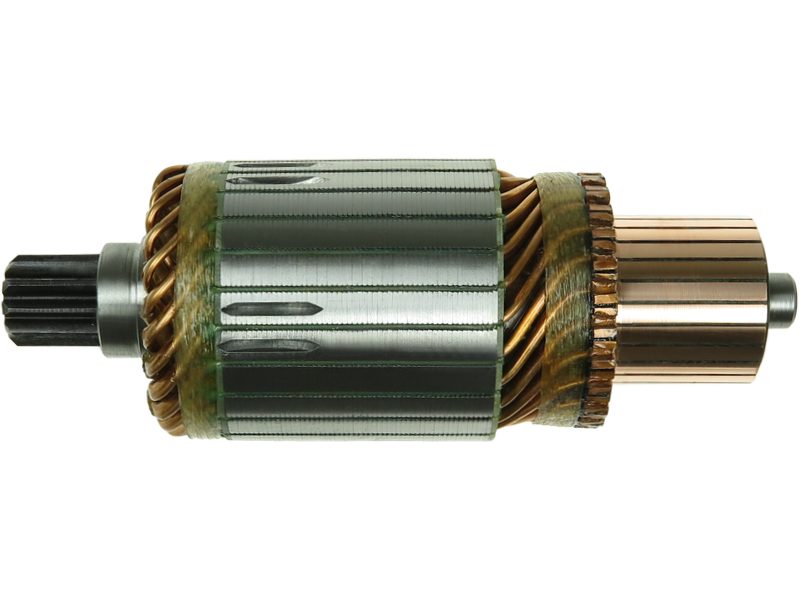 Starter motor armature