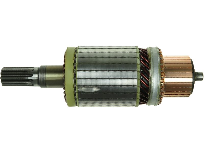 Starter motor armature