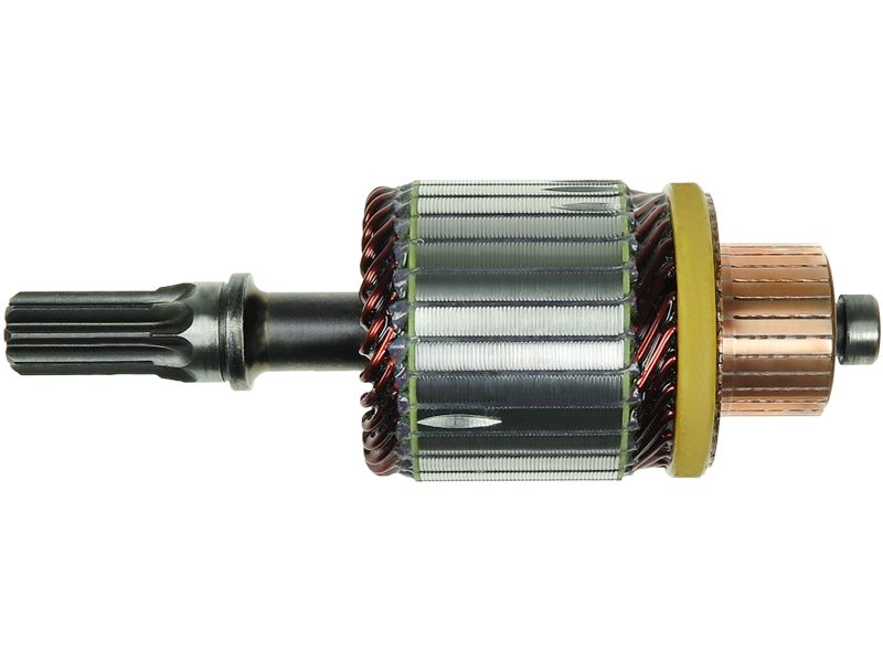 Starter motor armature