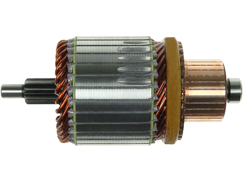 Starter motor armature