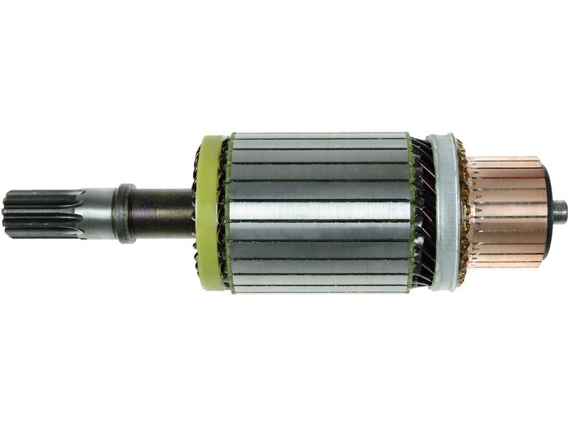 Starter motor armature