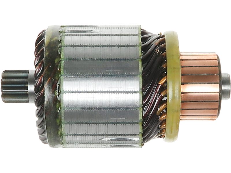 Starter motor armature