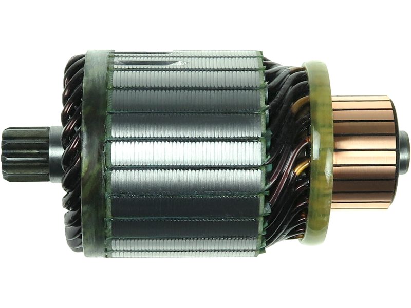 Starter motor armature