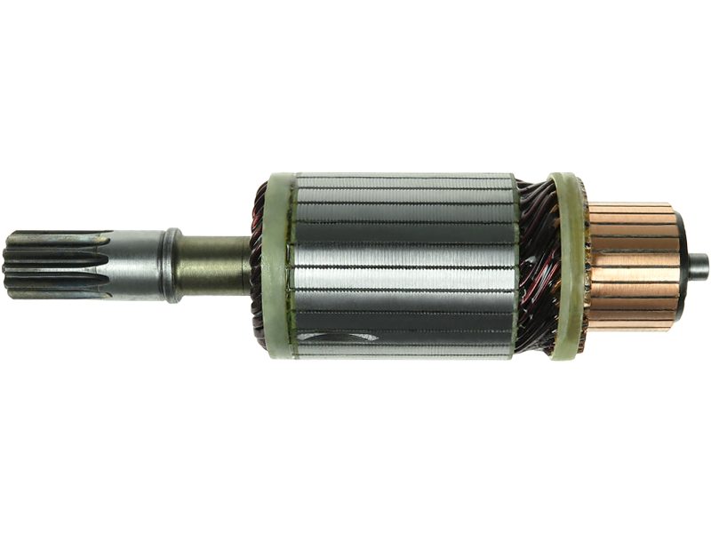 Starter motor armature