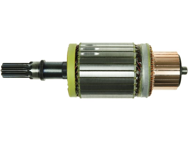 Starter motor armature