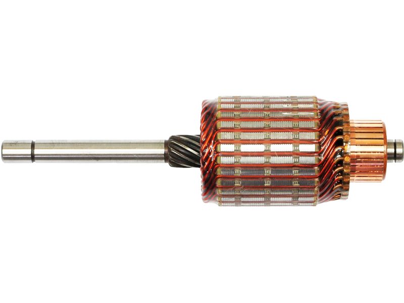 Starter motor armature