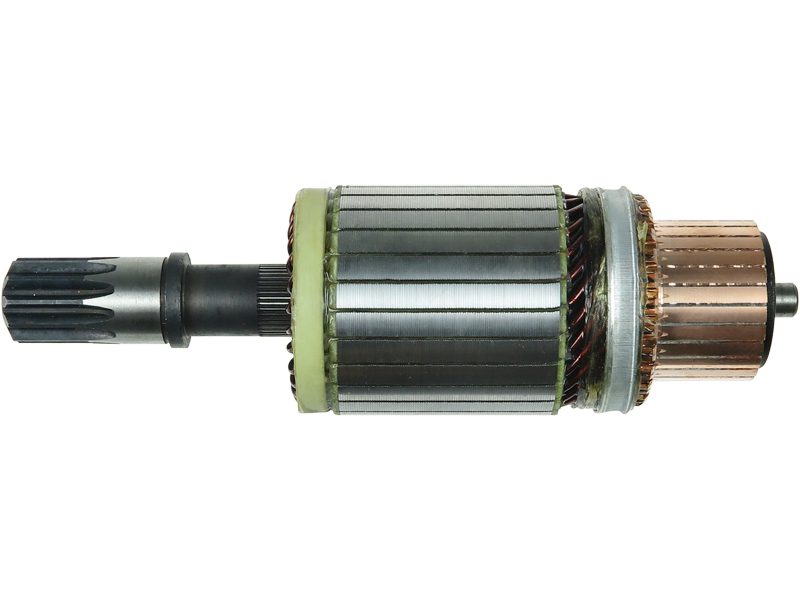 Starter motor armature