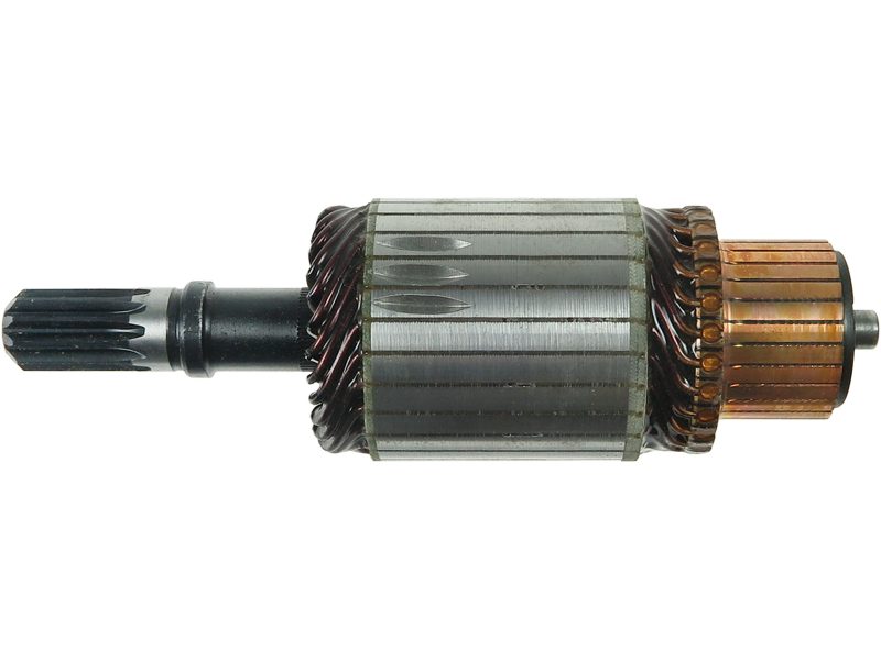 Starter motor armature