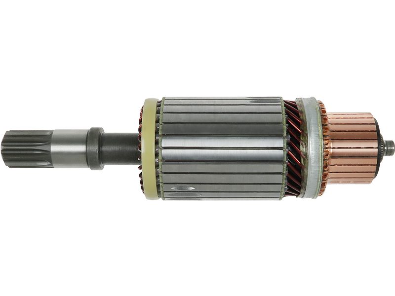 Starter motor armature