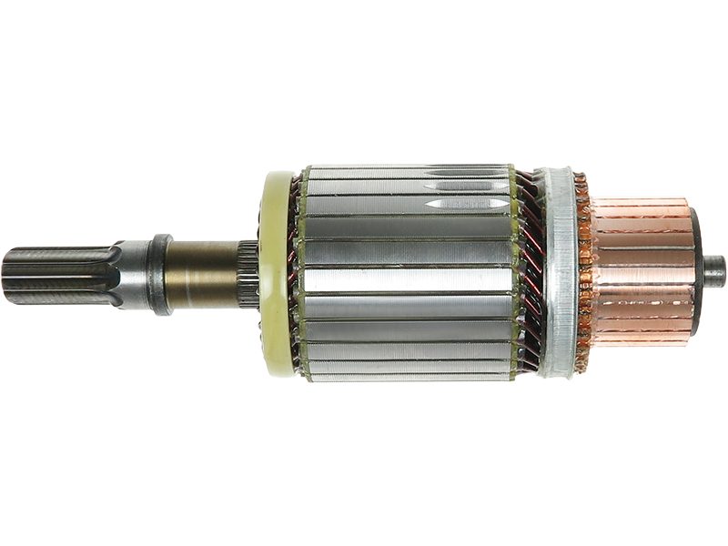 Starter motor armature