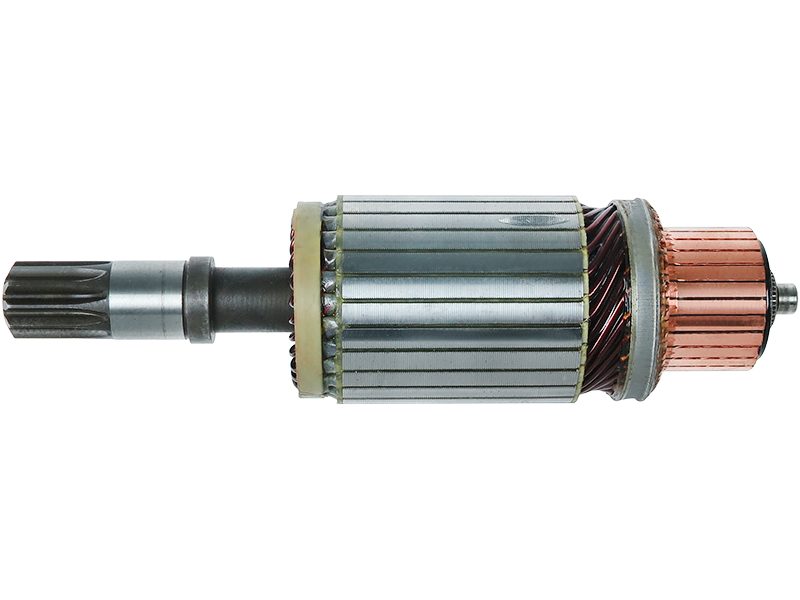 Starter motor armature
