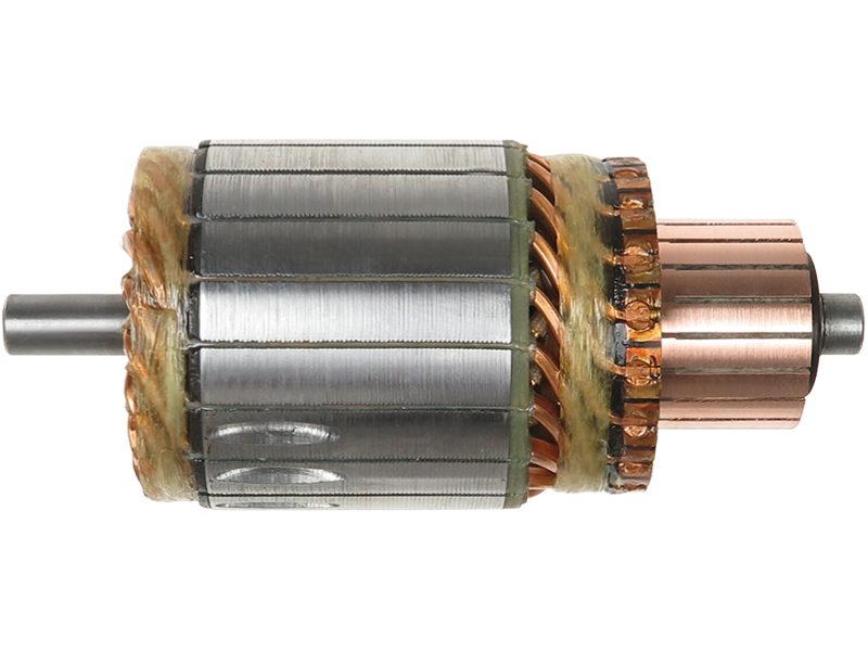 Starter motor armature