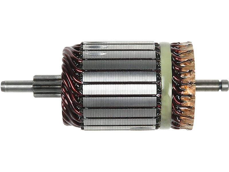 Starter motor armature