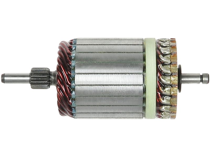 Starter motor armature
