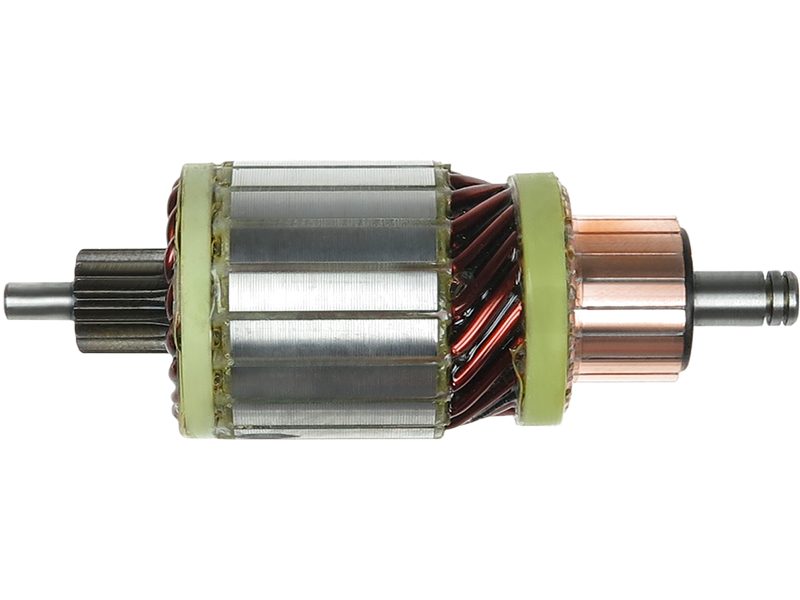 Starter motor armature