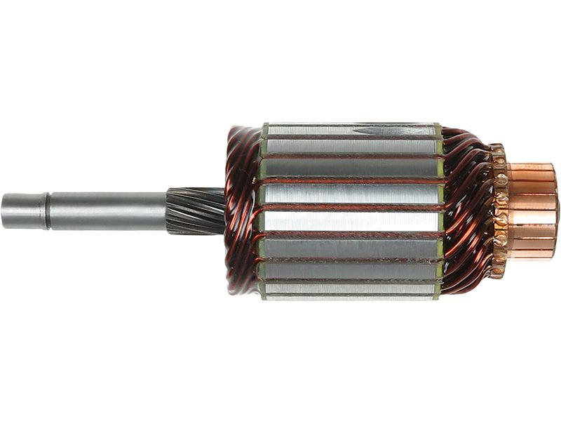 Starter motor armature