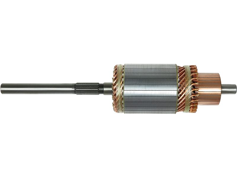 Starter motor armature