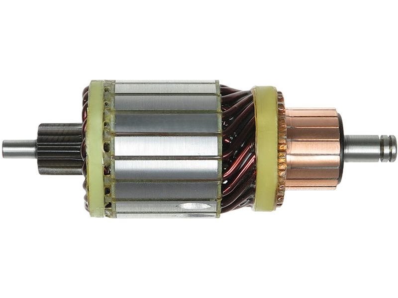 Starter motor armature