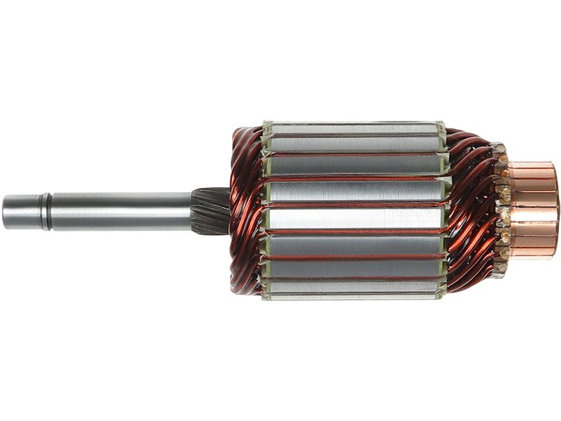 Starter motor armature