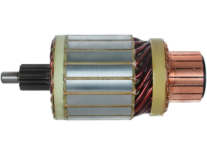 Starter motor armature