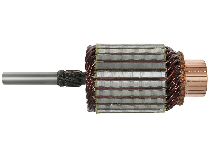 Starter motor armature
