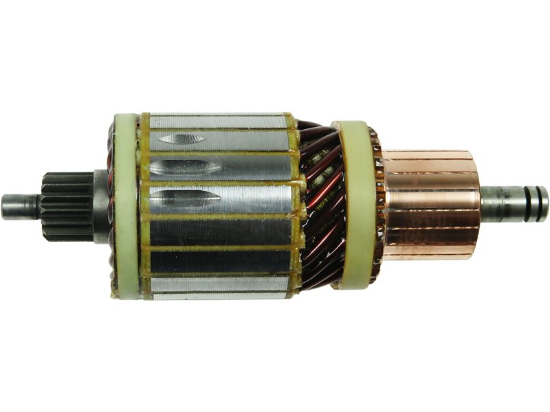 Starter motor armature