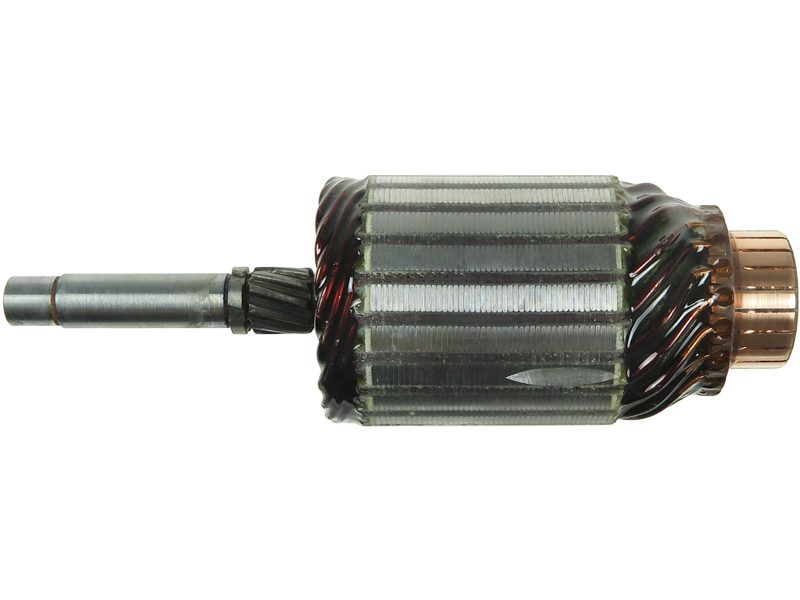 Starter motor armature