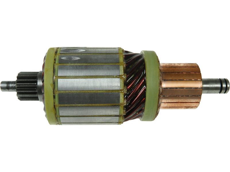 Starter motor armature