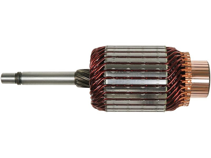 Starter motor armature