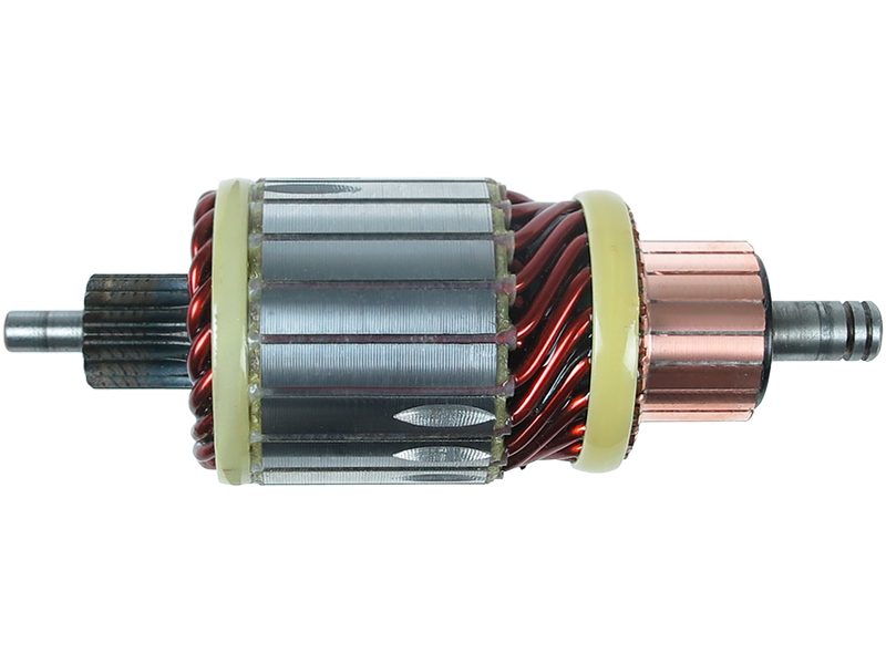 Starter motor armature