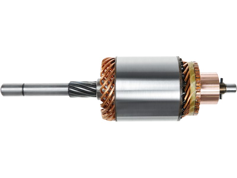 Starter motor armature