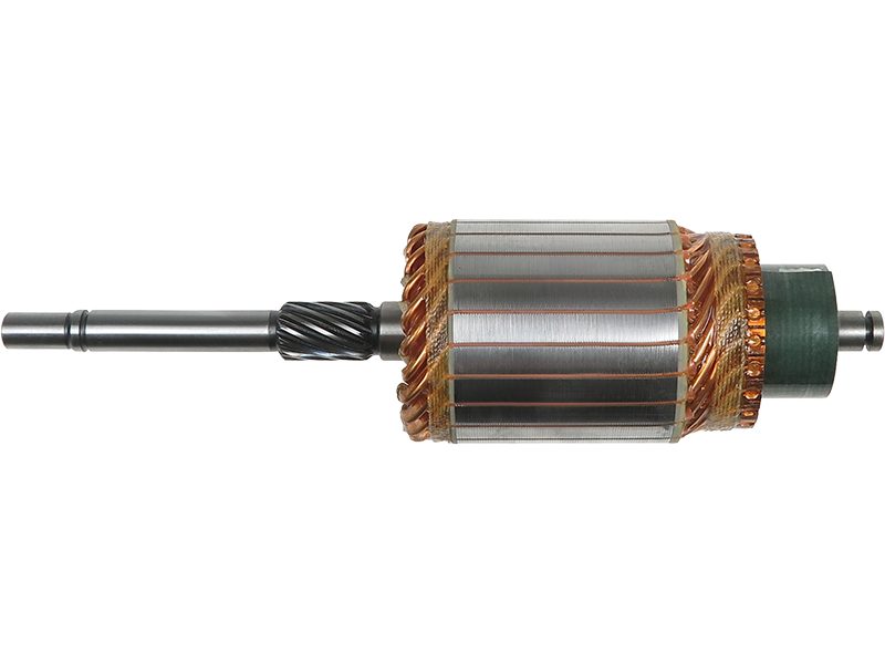 Starter motor armature