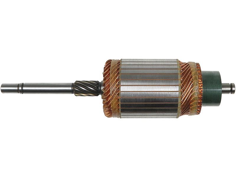Starter motor armature