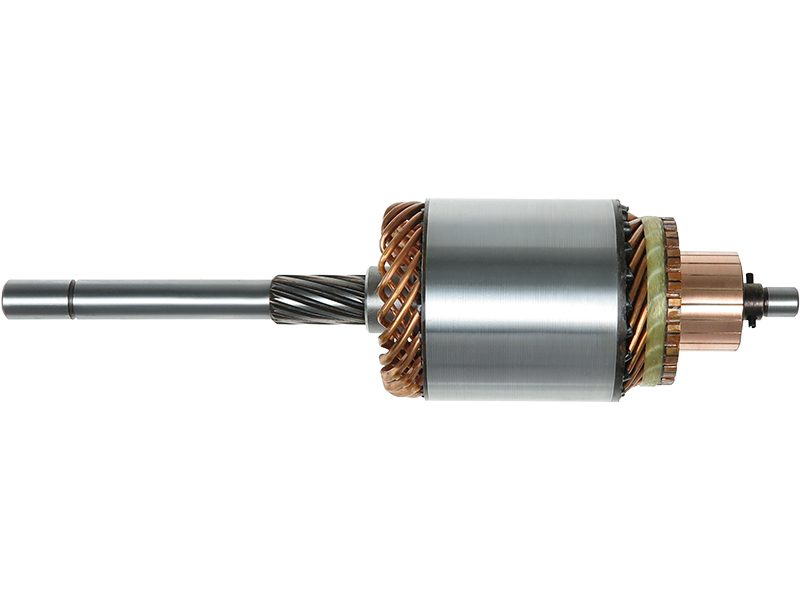 Starter motor armature