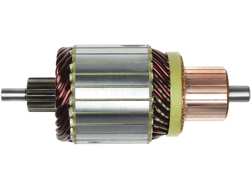 Starter motor armature