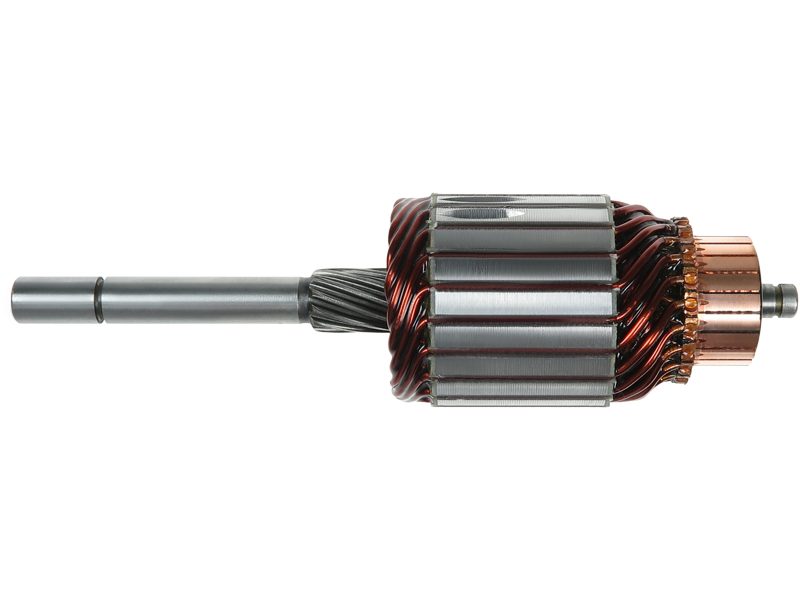 Starter motor armature