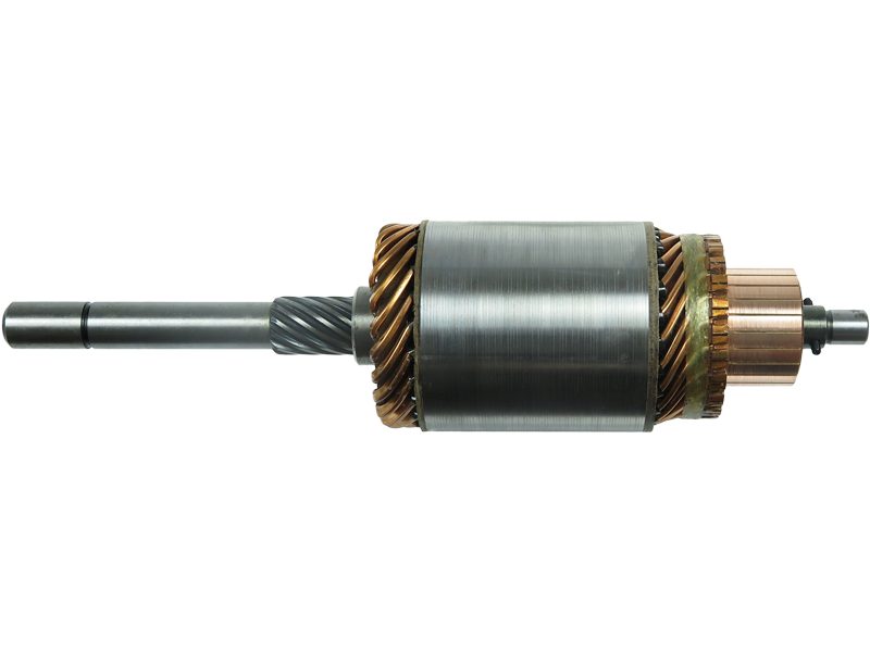 Starter motor armature