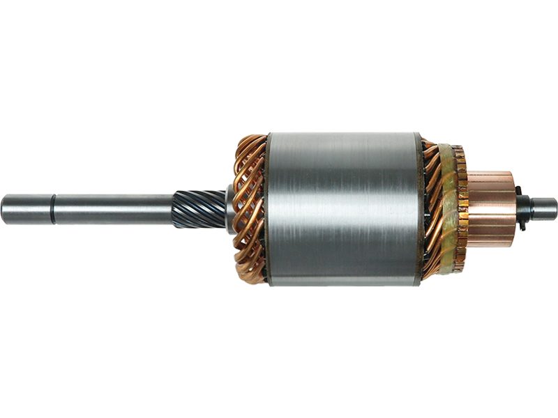 Starter motor armature