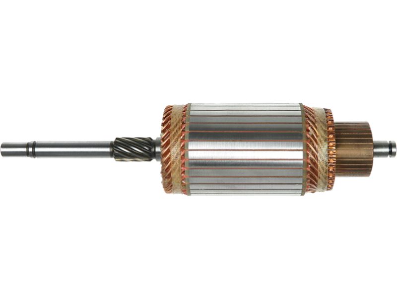Starter motor armature