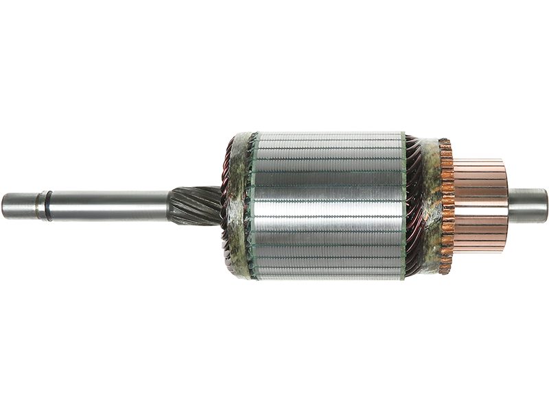 Starter motor armature
