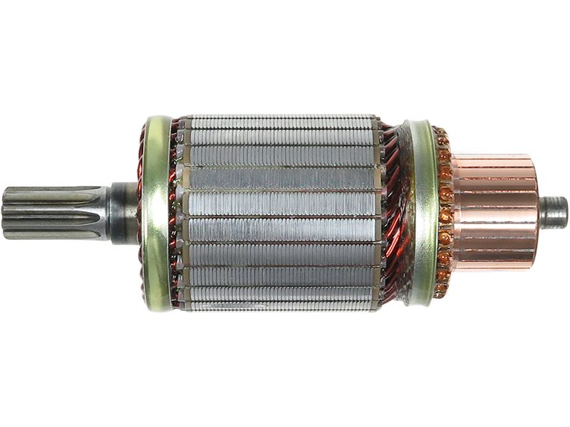 Starter motor armature