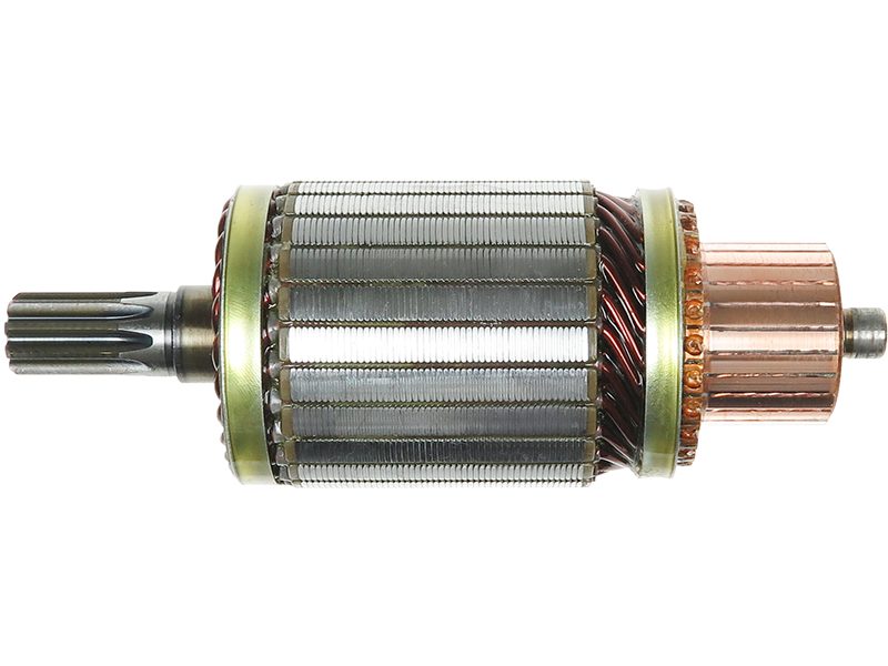 Starter motor armature